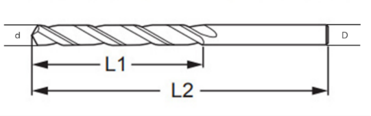 HSS Twist Drills for Steel DIN 388